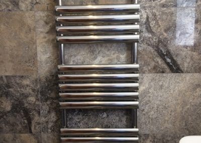 Silver Travertine Bathroom