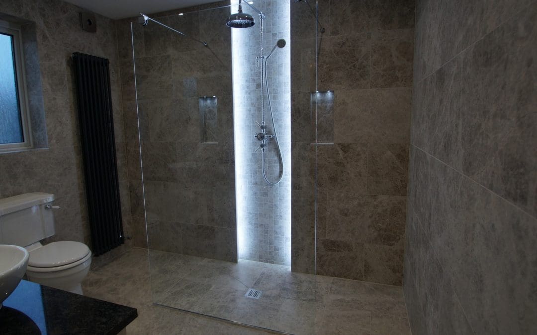 Silver Marble Bathroom