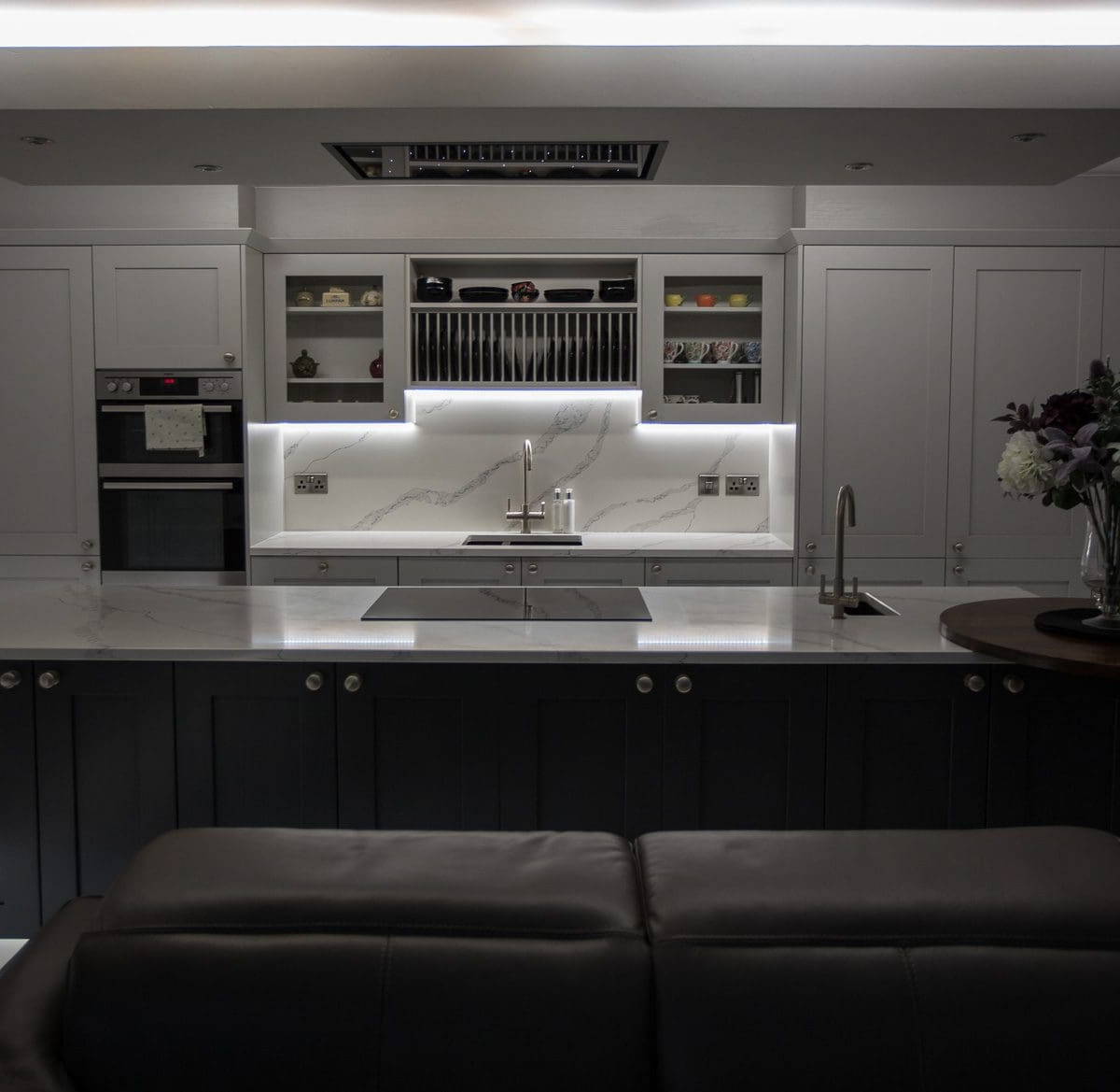 Leonide Interiors Kitchen Design Arctic Lights