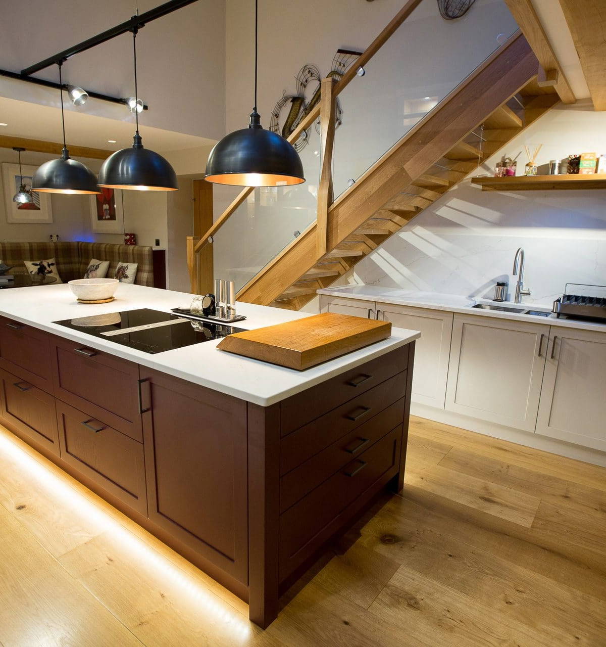Leonide Interiors Kitchen Design Cherry Cask