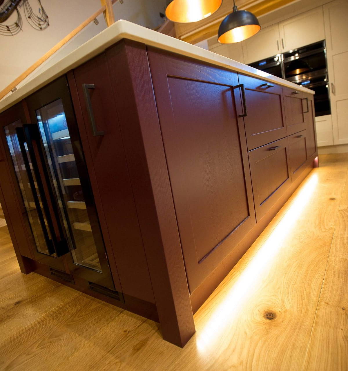Leonide Interiors Kitchen Design Cherry Cask