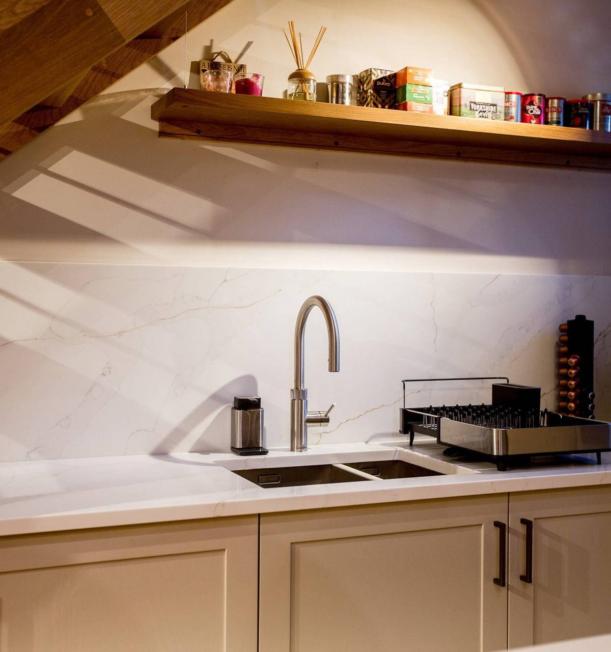 Leonide Interiors Kitchen Design Cherry Cask