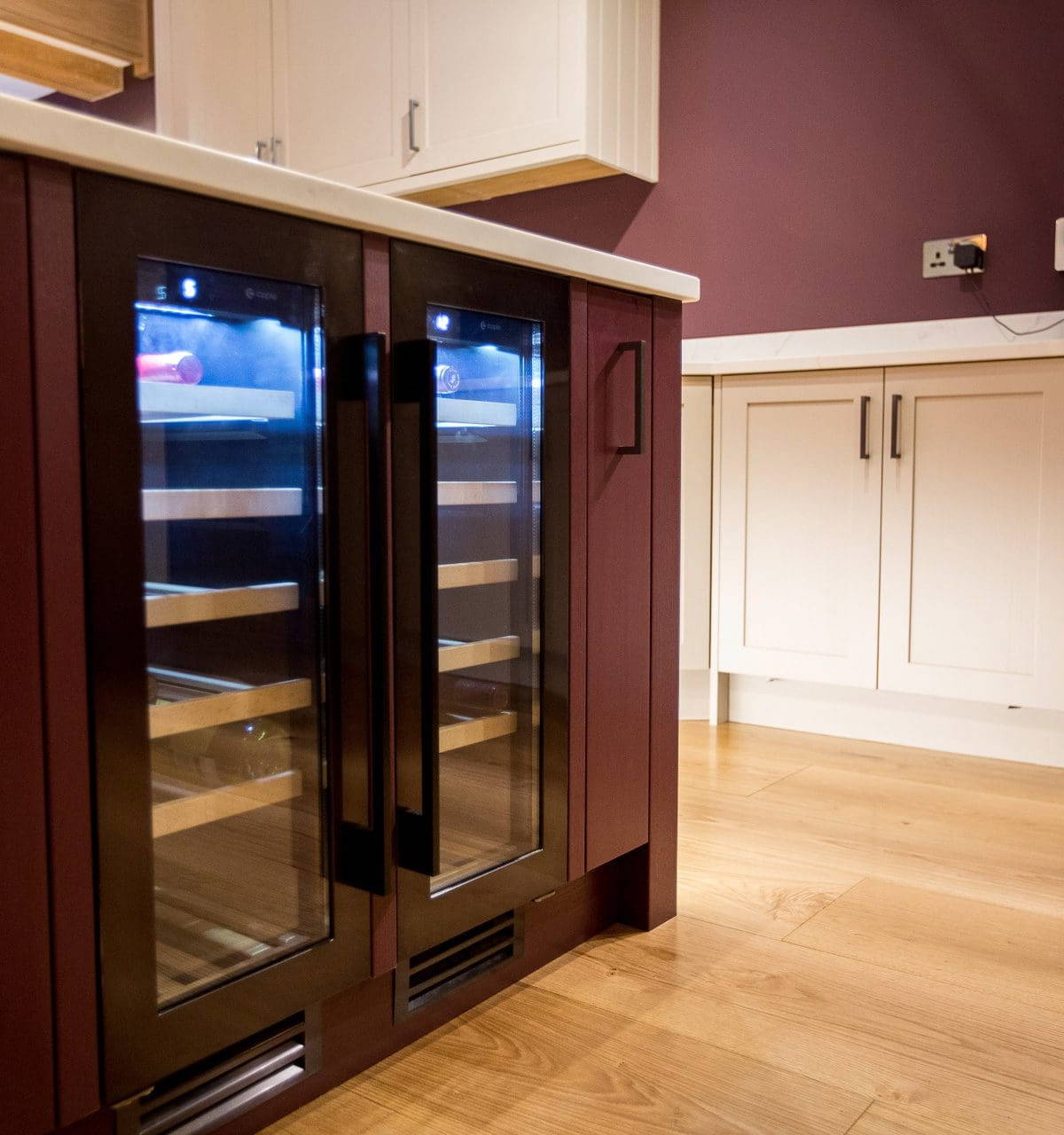 Leonide Interiors Kitchen Design Cherry Cask