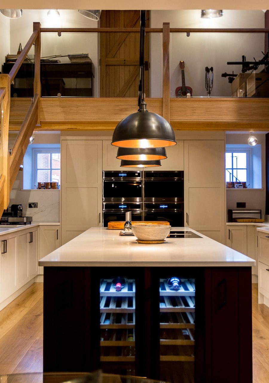 Leonide Interiors Kitchen Design Cherry Cask