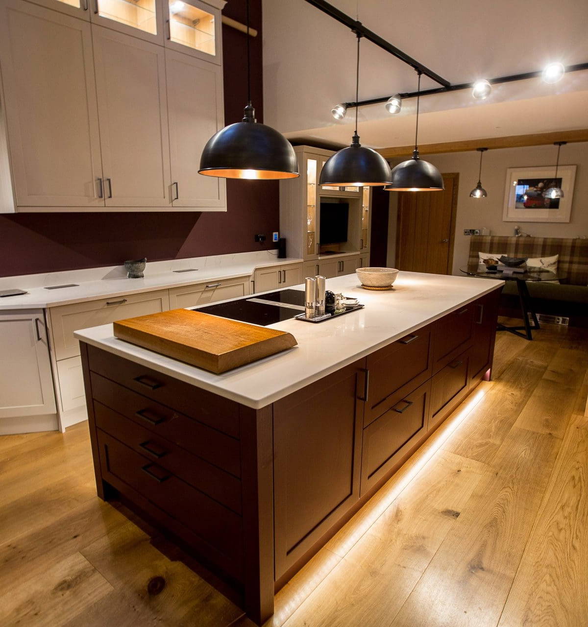 Leonide Interiors Kitchen Design Cherry Cask