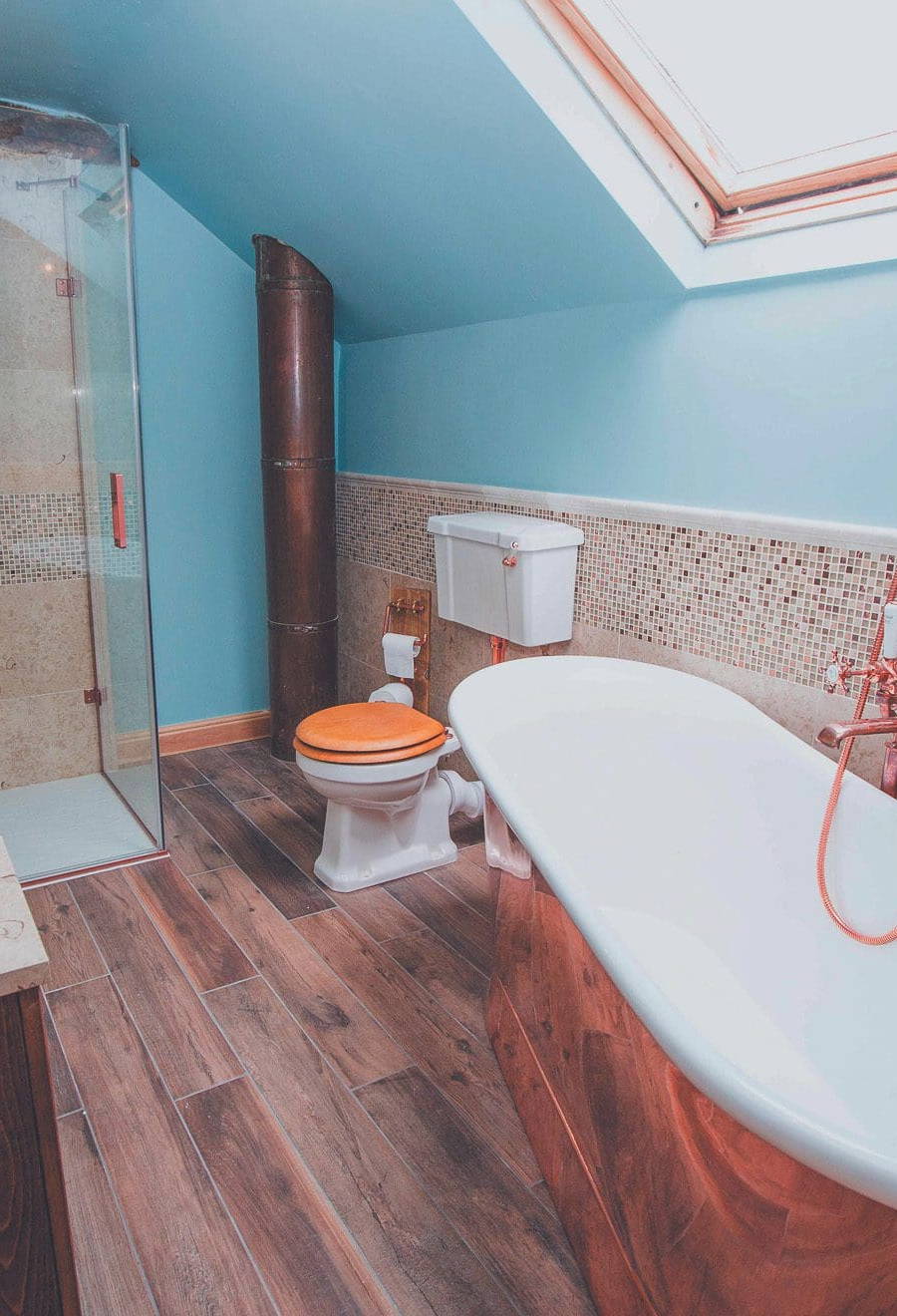 Leonide Interiors Bathroom Design Copper