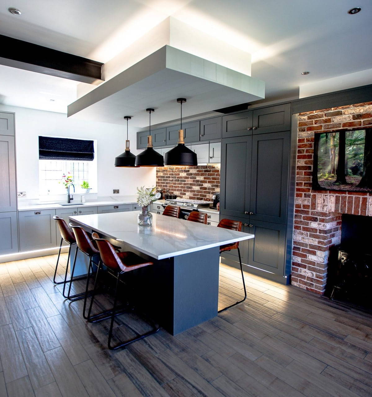 Leonide Interiors Kitchen Design Urban Steel