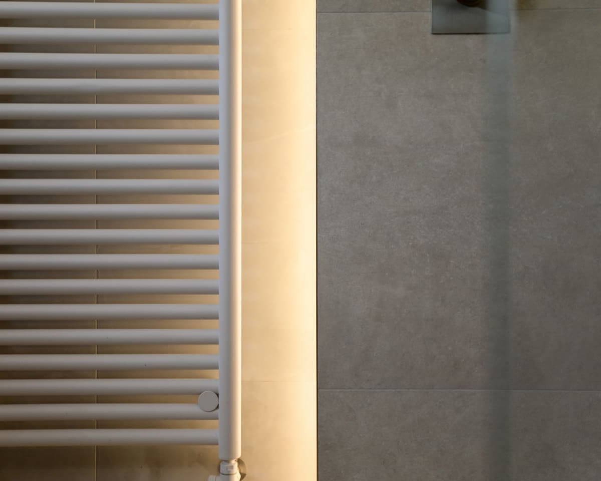 Clean modern bathroom layout Chesterfield