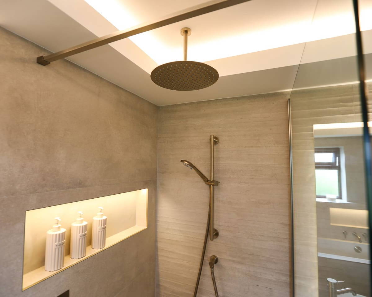 Luxury bathroom installation Leonide Interiors
